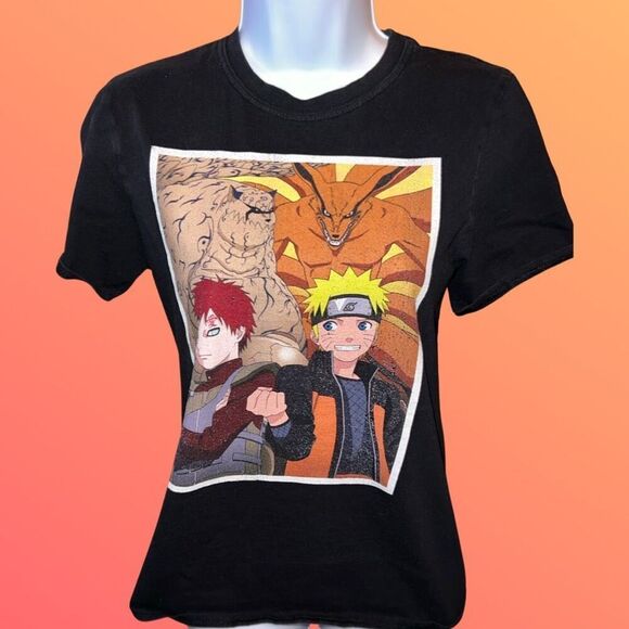 Unisex Gildan Anime Naruto Shippuden Short Sleeve T Shirt Size Small #108 - Picture 3 of 4